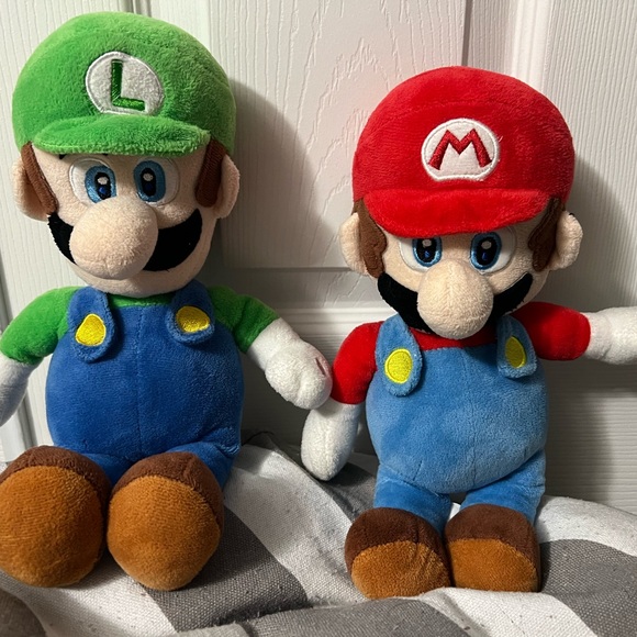 Mario and Luigi Plush Toys - Picture 1 of 5